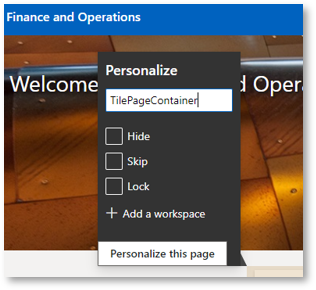 Create a new workspace in D365FO part 3 Create a new workspace in D365FO part 3