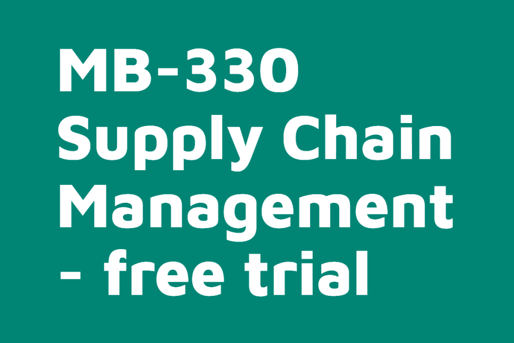 MB 330 free trial course