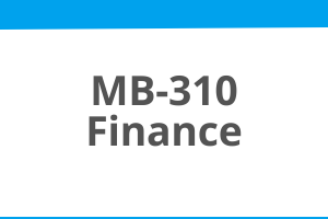 MB-310 Finance | D365FO | On-demand course