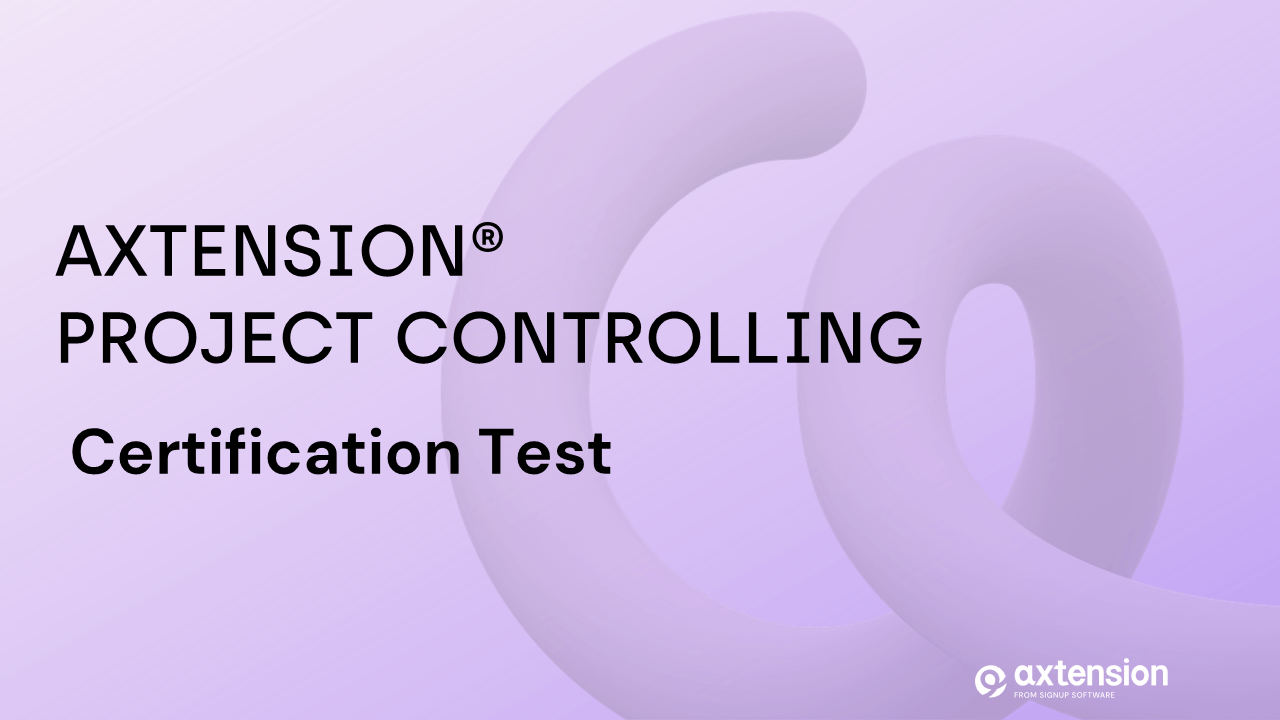 Axtension® Project Controlling Certification t