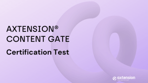 Axtension® Content Gate Certification t