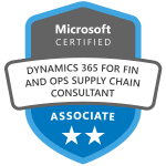 dynamics365 for fin and ops supply chain consultant associate badge dynamics365 for fin and ops supply chain consultant associate badge